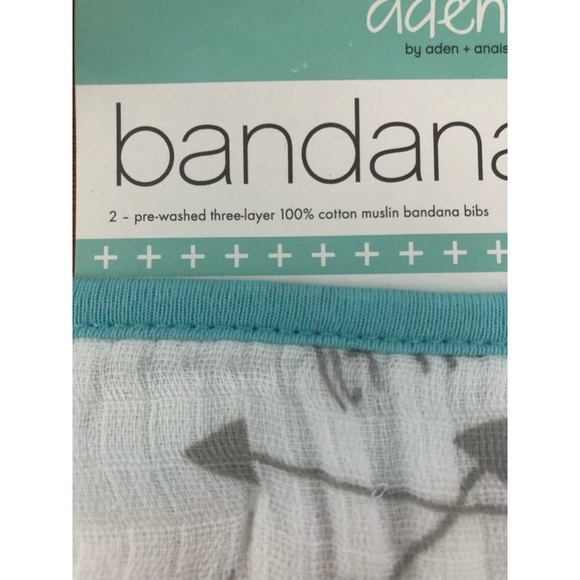 Adent bandana bibs 100% cotton muslin - Picture 3 of 3